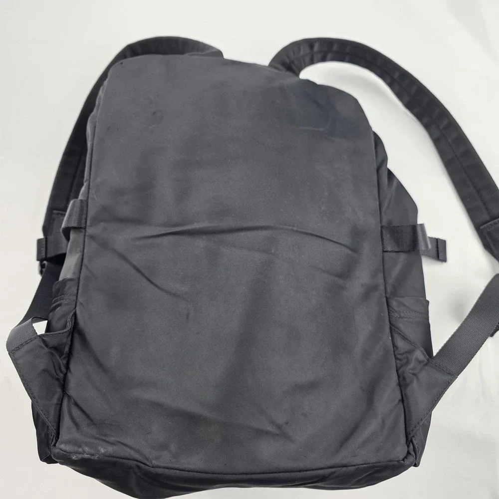 Lululemon Backpack Black 15 Inch Soft Case Women Nylon Travel Daypack Bag